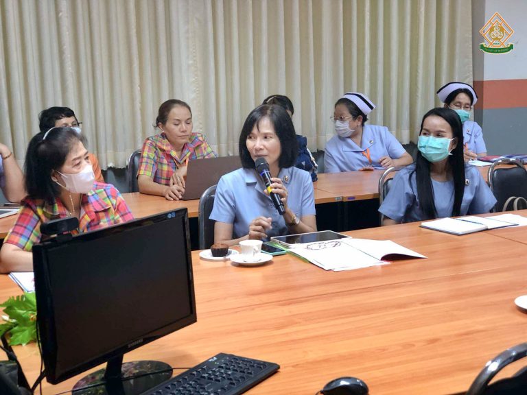 ประชุมร่วมกับฝ่ายการพยาบาล โรงพยาบาลศรีสะเกษ