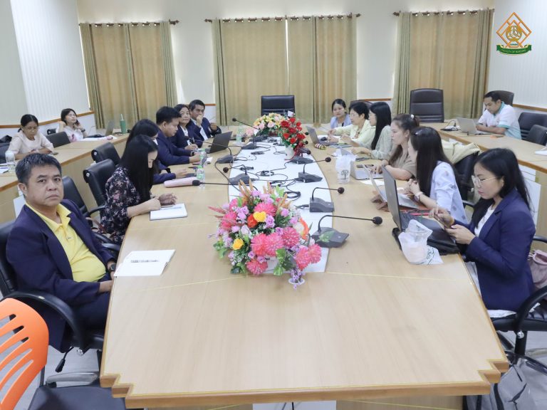 ประชุมร่วมกับสถาบันวิจัย และพัฒนามหาวิทยาลัยราชภัฏศรีสะเกษ
